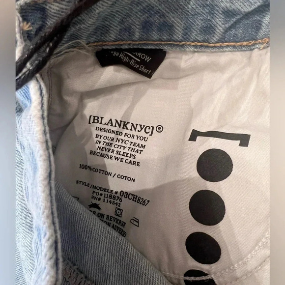 NWT Blank NYC The Barrow Vintage High-Rise Shorts - Picture 5 of 5